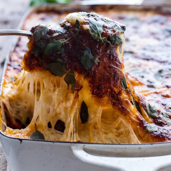 Italian Quinoa Risotto Lasagna