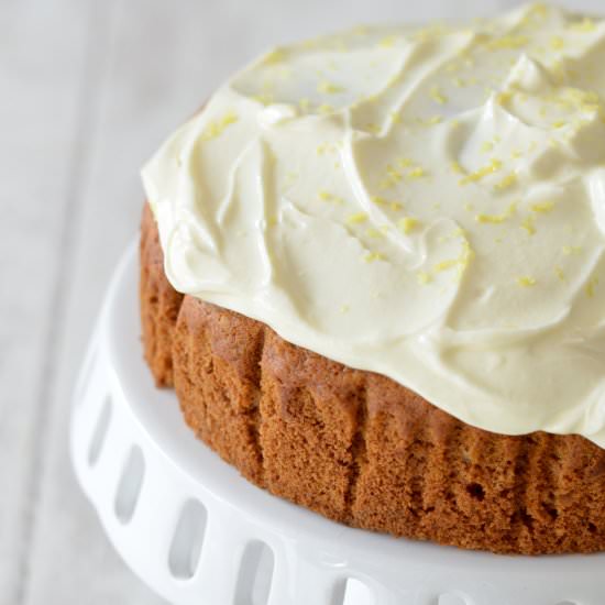 Eggless Honey, Lemon & Ginger Cake