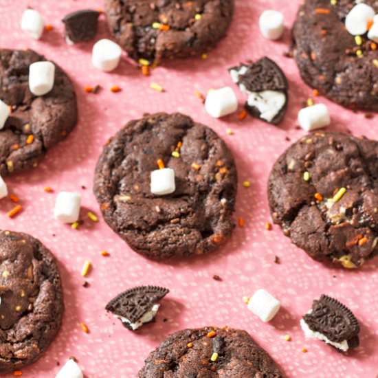 Oreo Funfetti Marshmallow Cookies