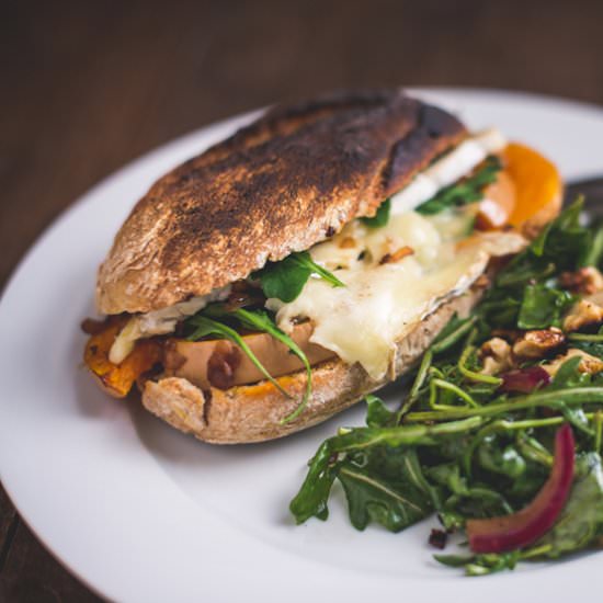 Butternut Brie Sandwich w/ Shallots