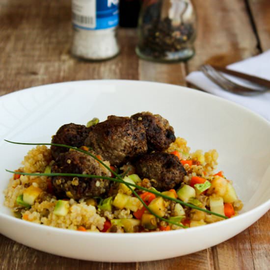 Meatballs with Quinoa