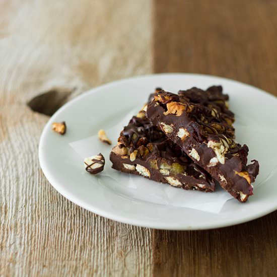 Easy Fall Chocolate Bark