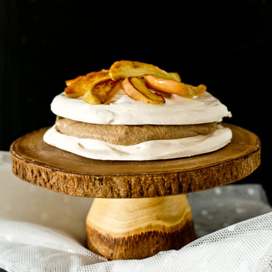 Swiss Meringue with a Nutty Cream