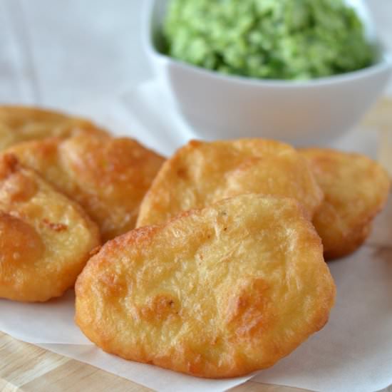 Beer Battered Potato Scallops