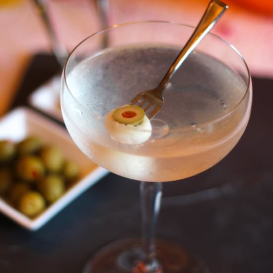 To-dEYE-for Dirty Martini