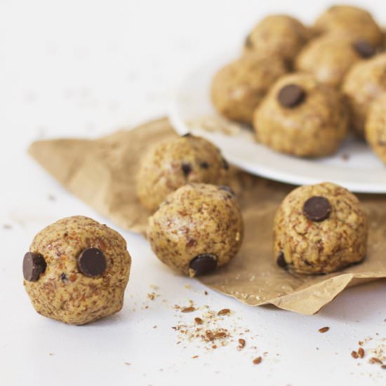 Peanut Butter Cookie Dough Balls