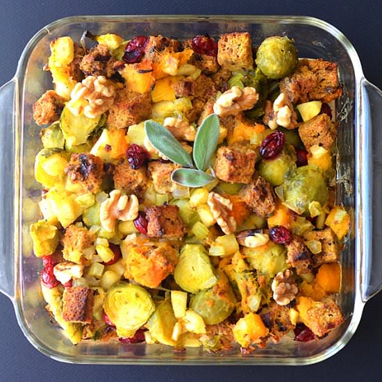 Butternut & Brussel Sprout Stuffing