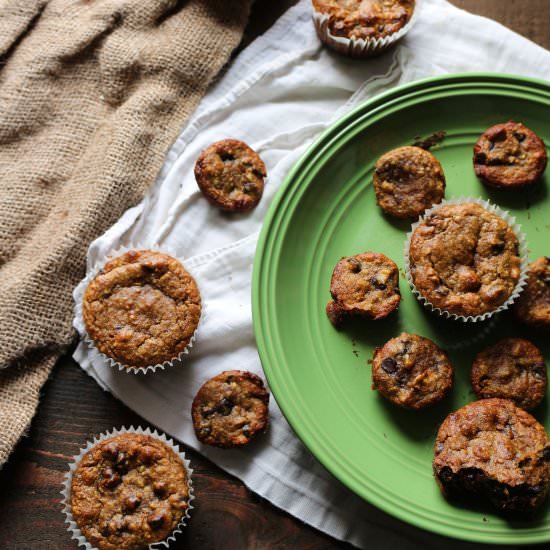Pumpkin Chocolate Chip Muffins