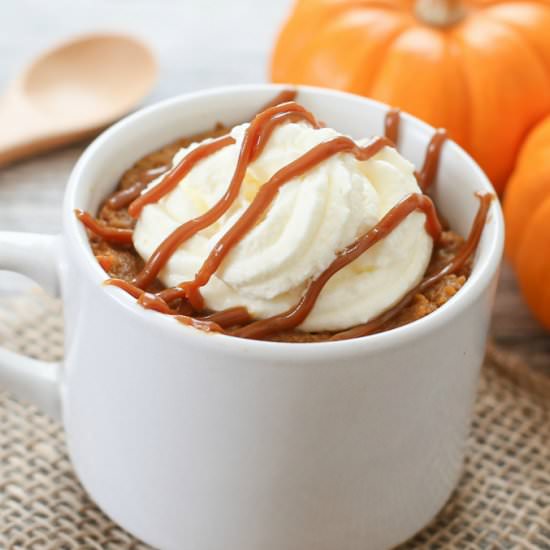 Pumpkin Pie Mug Cake