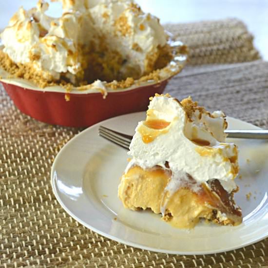 No Bake Pumpkin Pie and Meringue