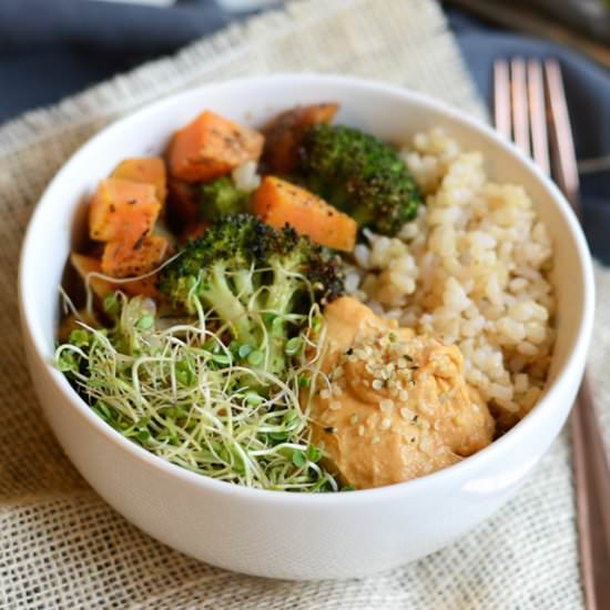 Vegetarian Brown Rice Bowl