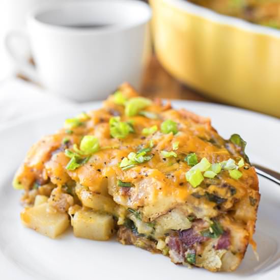 Cheesy Breakfast Bake