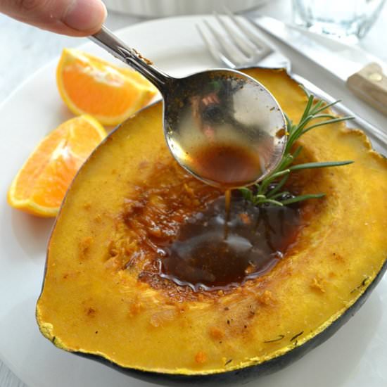 Ginger-Orange Acorn Squash