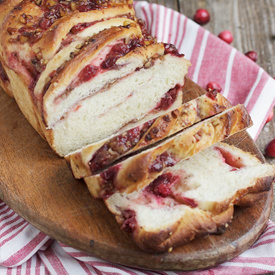 Cranberry Walnut Swirl Bread