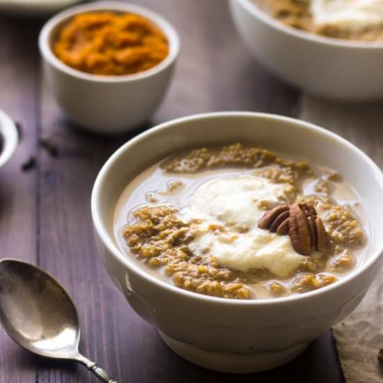 Pumpkin Breakfast Quinoa