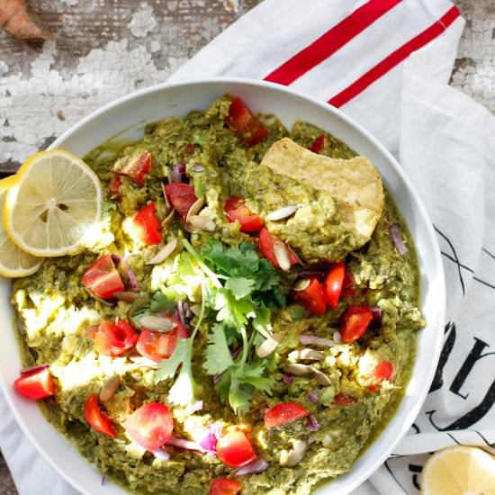 Curry Pea-Guacamole