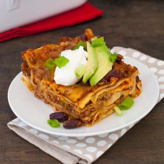 Gluten-Free Chili Lasagna