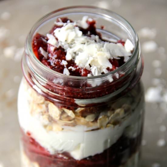 Strawberry & Coconut Jarfait