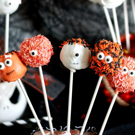 Spooky Halloween Cake Pops