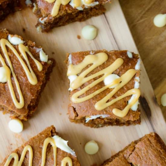 White Chocolate Pumpkin Snack Cake