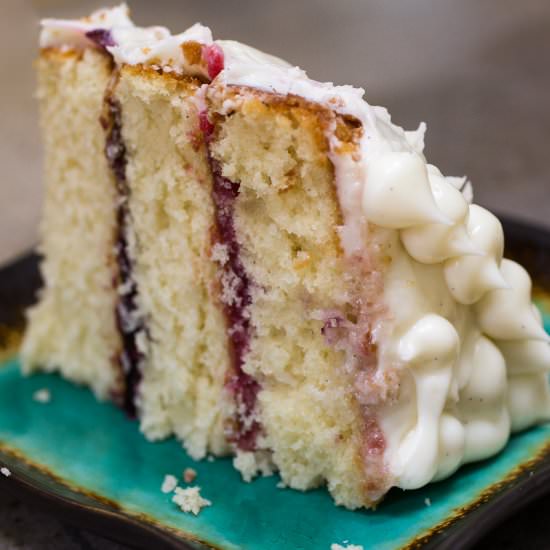Vanilla Bean Yellow Cake