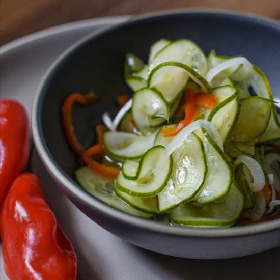 Sliced Refrigerator Pickles