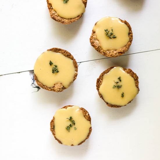 Lemon Tartlets With Thyme Crust