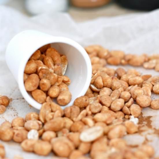 Spicy Honey Roasted Peanuts