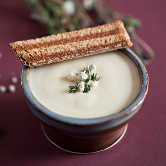 Potato and Blue Cheese Soup