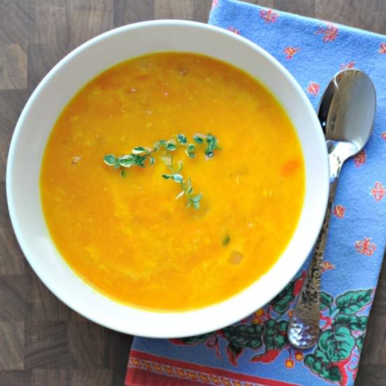 Winter Squash and Gruyère Soup