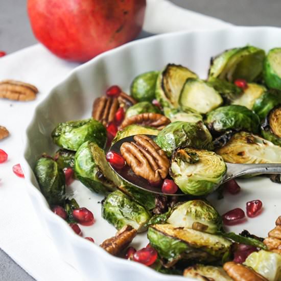 Brussels Sprouts with Pomegranate