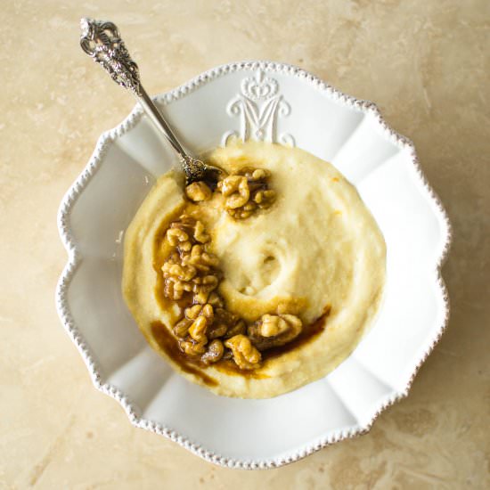 Orange, Maple and Walnut Porridge