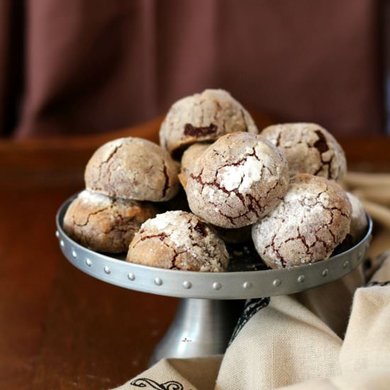 chocolate crinkle cookies