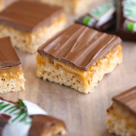Milky Way Rice Krispie Treats
