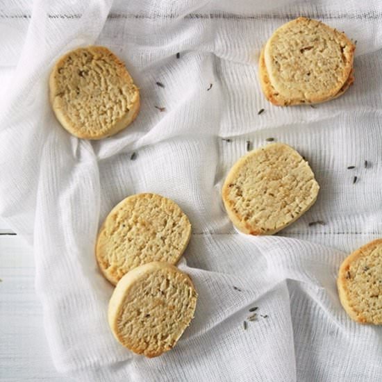 Lavender Shortbread Cookies