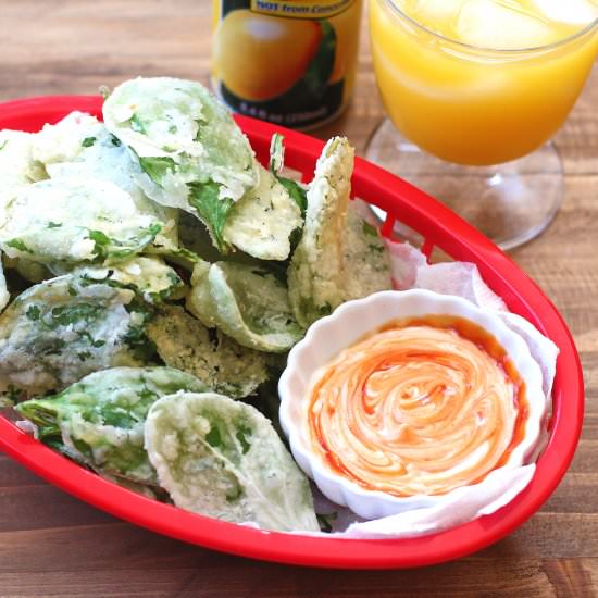 Crispy Spinach