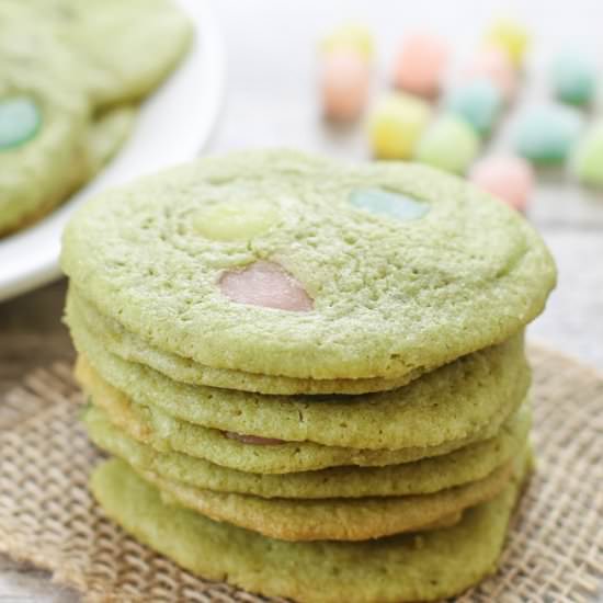 Matcha Green Tea Mochi Cookies