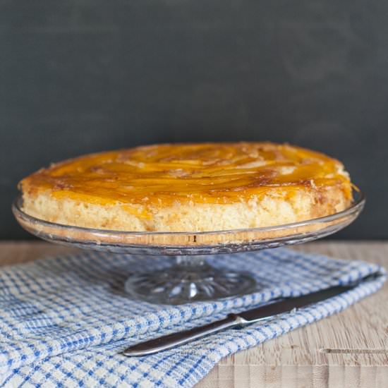 Mango and Coconut Upside Down Cake