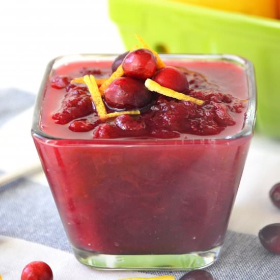 Slow Cooker Cranberry Sauce