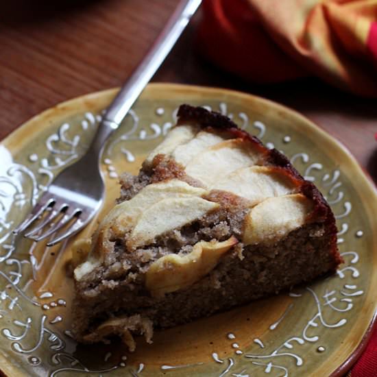 apple buckwheat cake