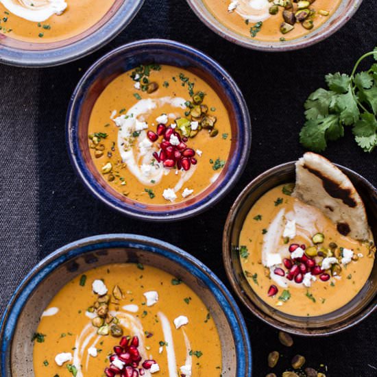 Moroccan Butternut Squash Soup