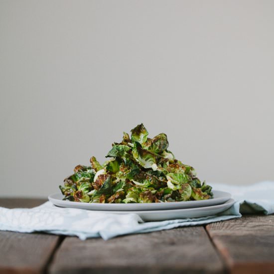 Crispy Brussel Sprout Chips