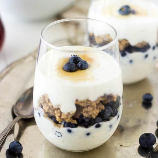 Blueberry Pancake Parfaits