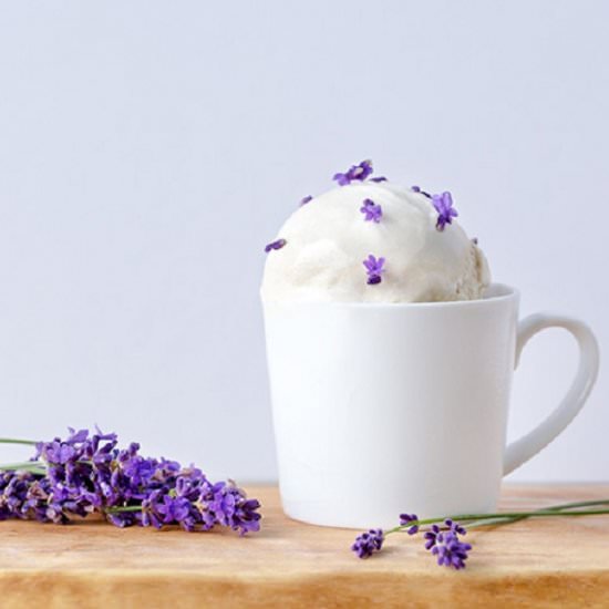 Lavender Earl Grey Ice Cream