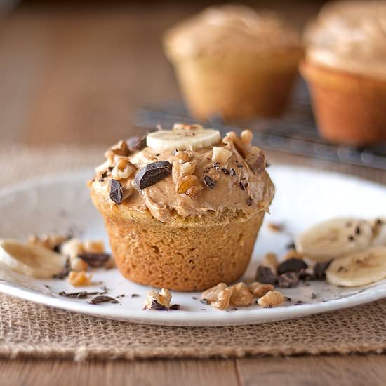 Banana Cupcakes (Gluten-free)