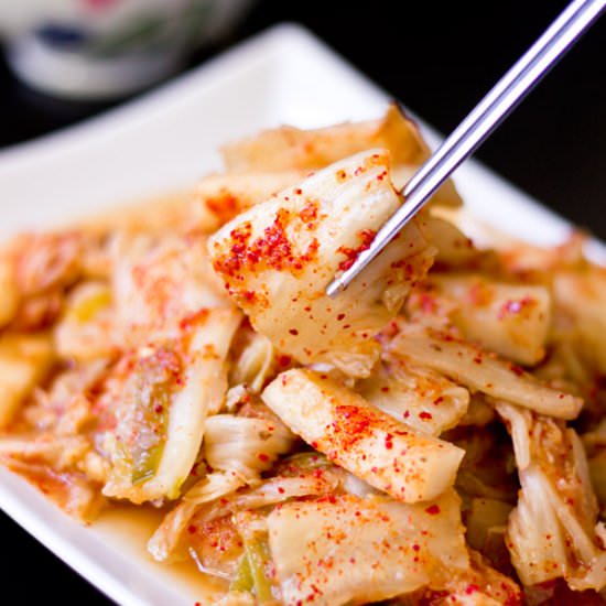 Napa Cabbage Kimchi