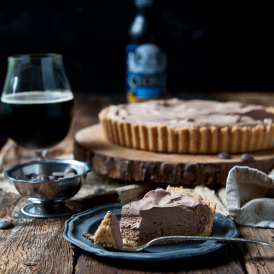 Chocolate Porter Mousse Tart