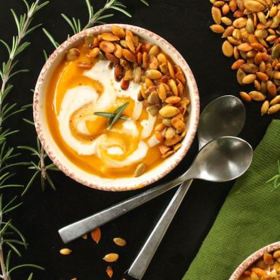 Vegan Curry Pumpkin Soup