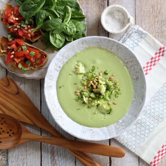 Dairy Free Cream of Broccoli Soup