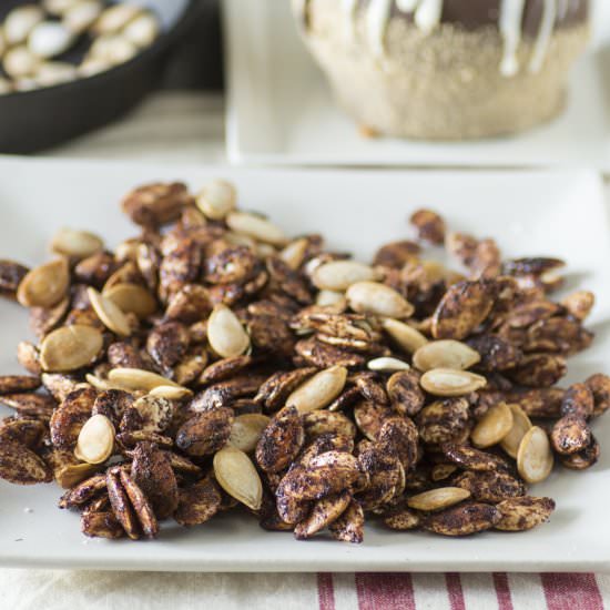 Maple Honey Cinnamon Pumpkin Seeds